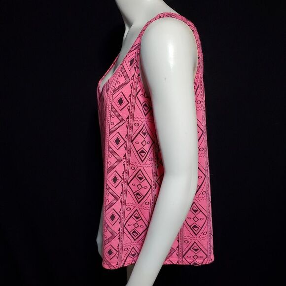 XXI Forever 21 Pink & Black Tank Top (M) - Picture 3 of 5